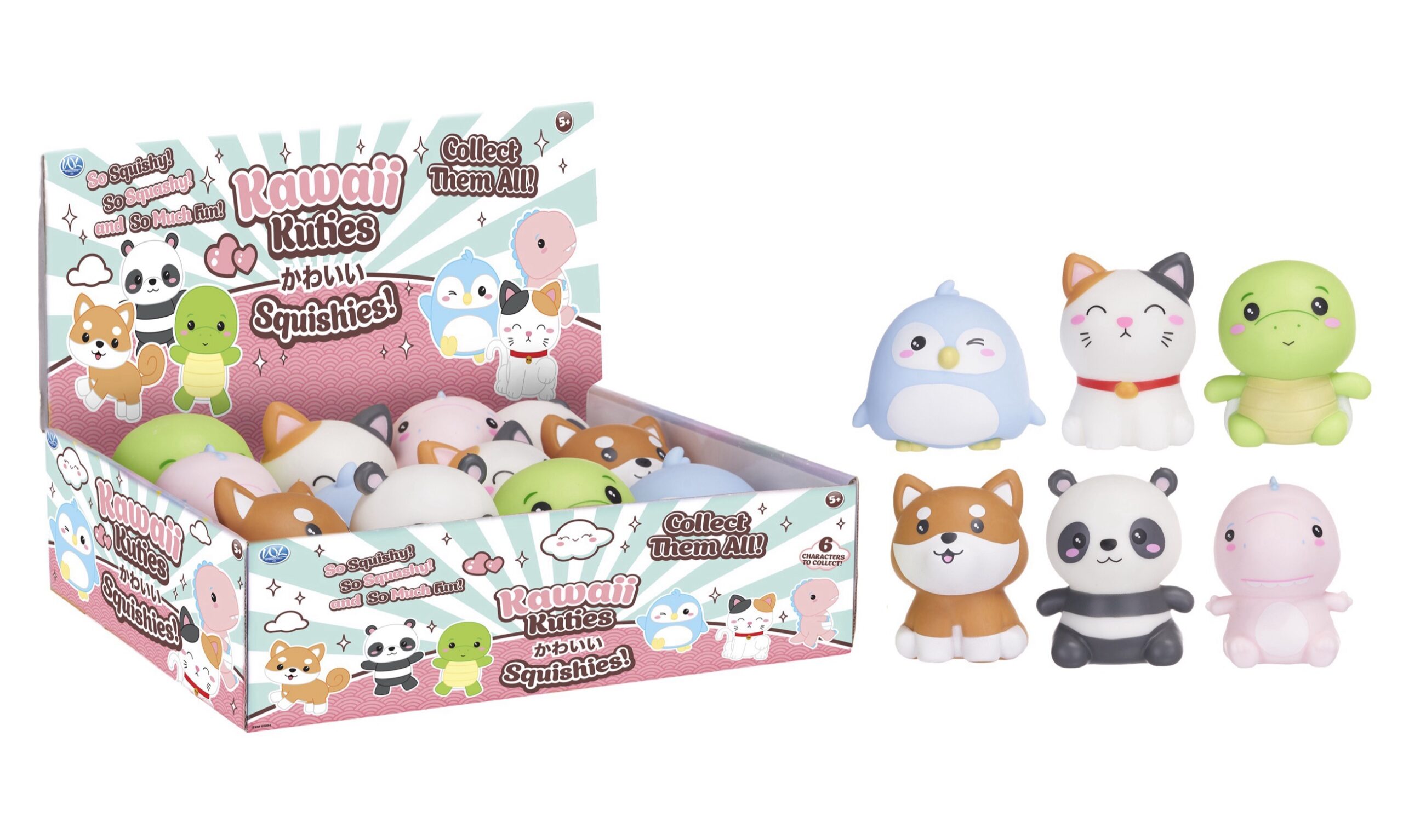 KAWAII Kuties Squishy 13cm In espo da 12pz 6ass…x120